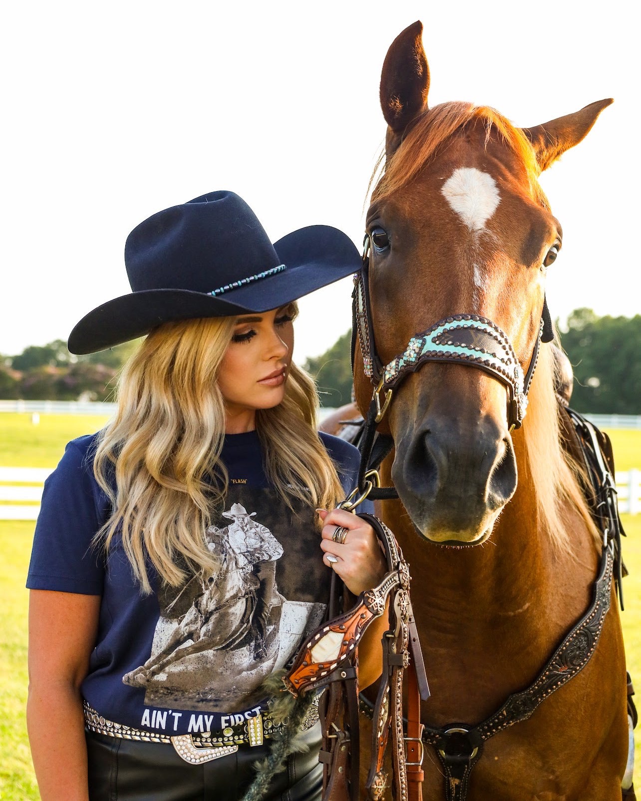 Ladies Ain't My First Rodeo Tee