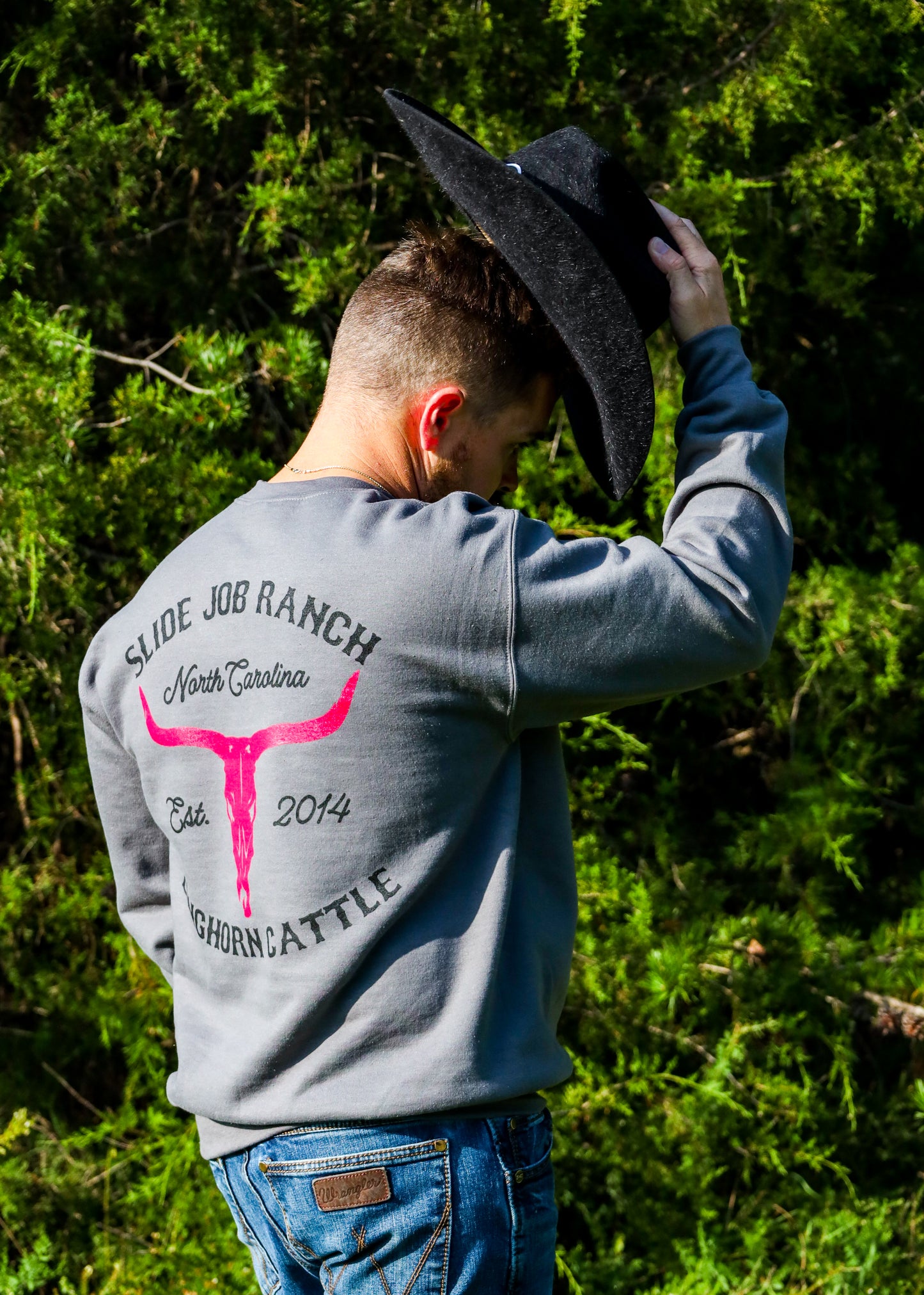 CHARITY: Longhorn Cattle Crewneck