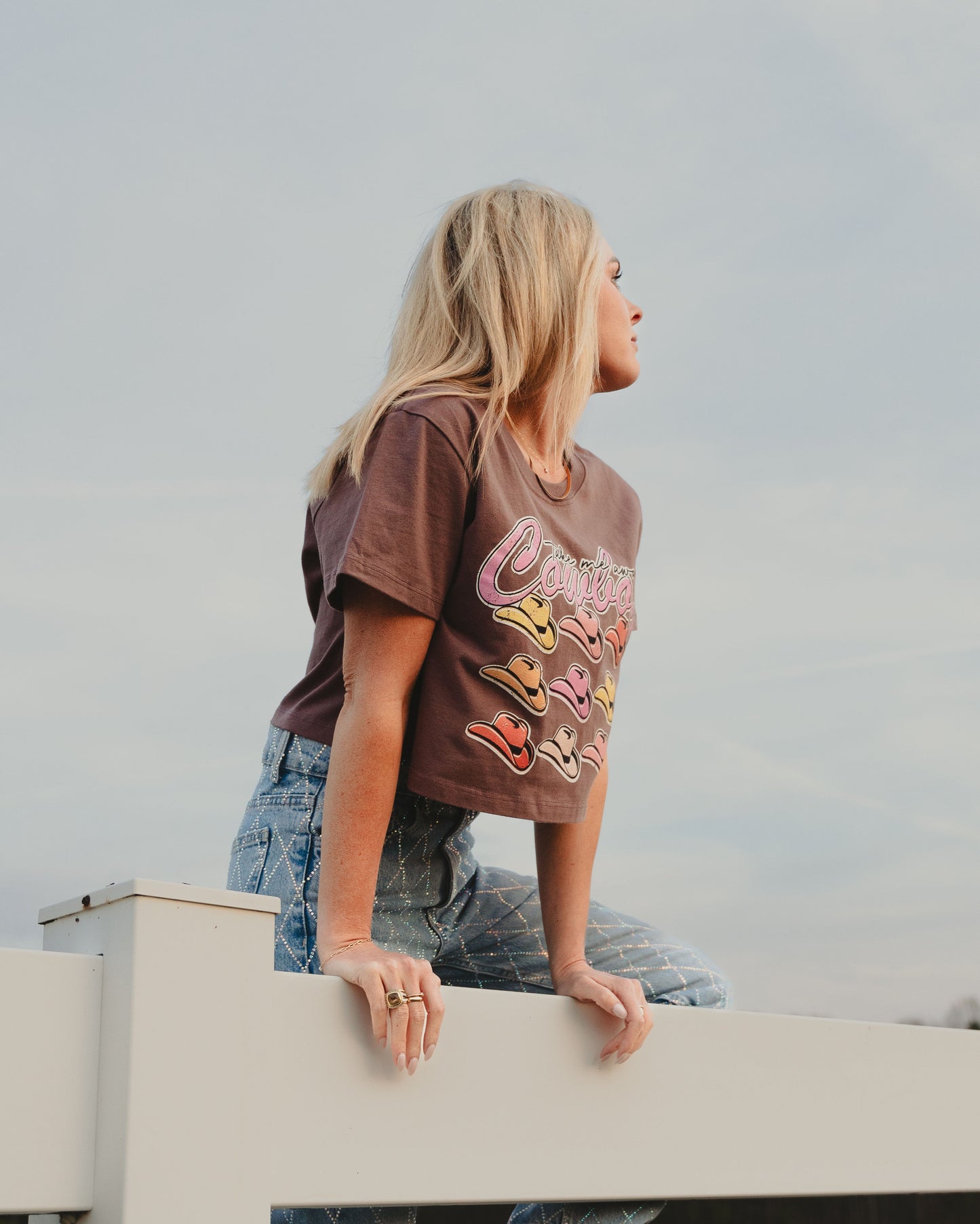 Ladies Take Me Away Cowboy Crop
