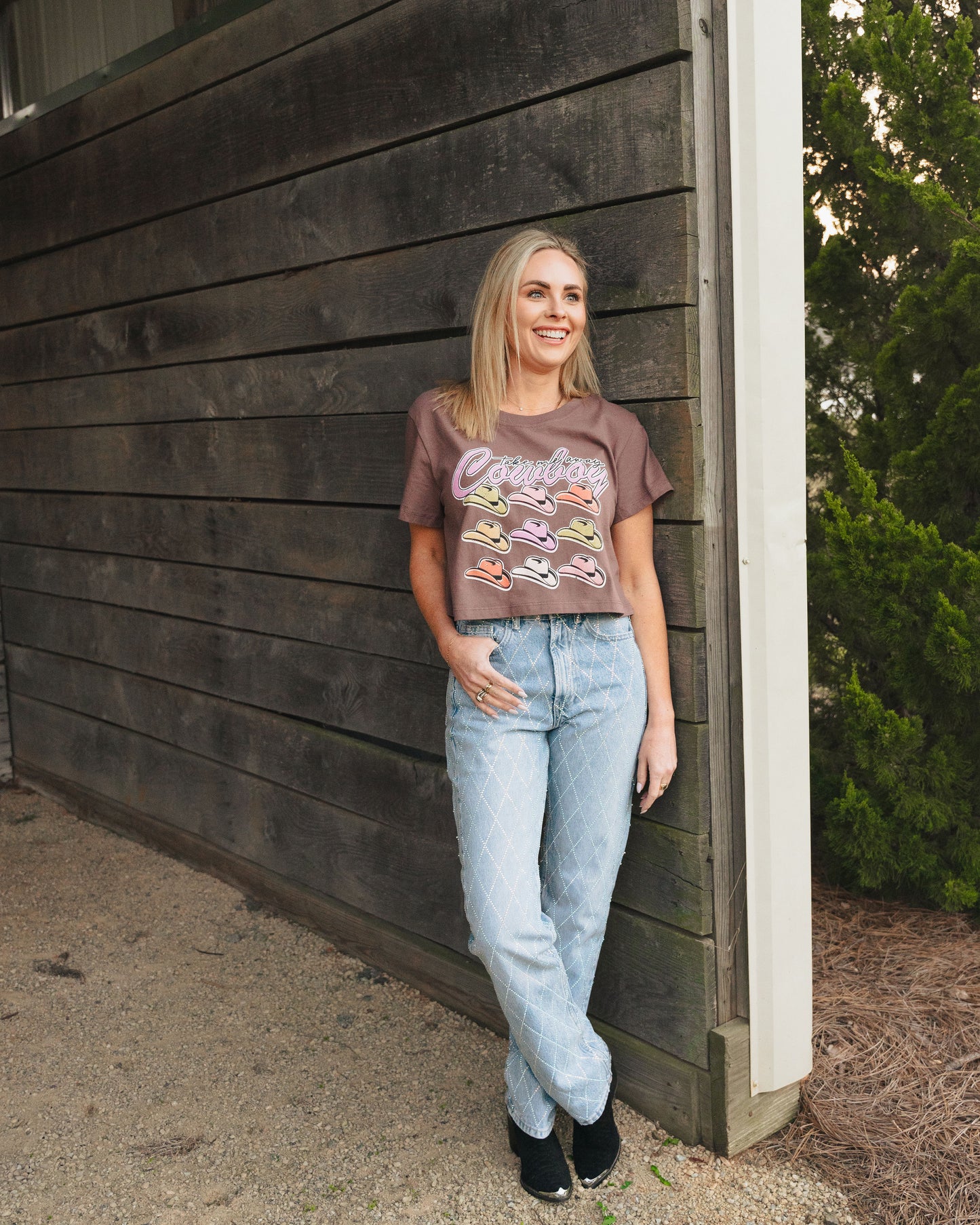 Ladies Take Me Away Cowboy Crop