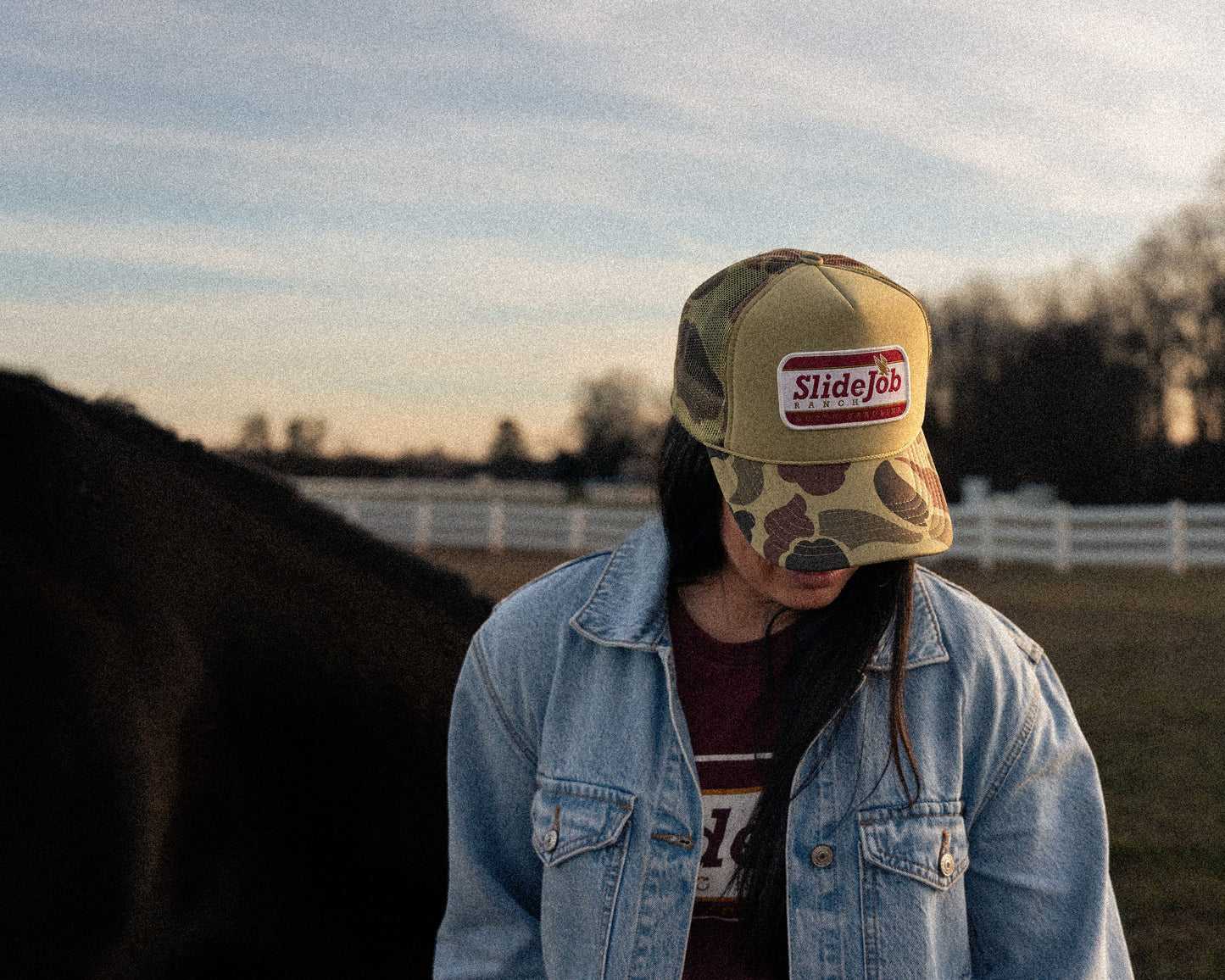 Old School Camo Trucker