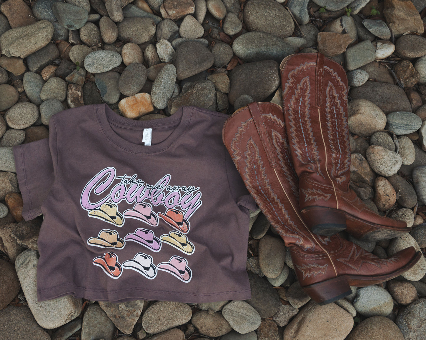 Ladies Take Me Away Cowboy Crop