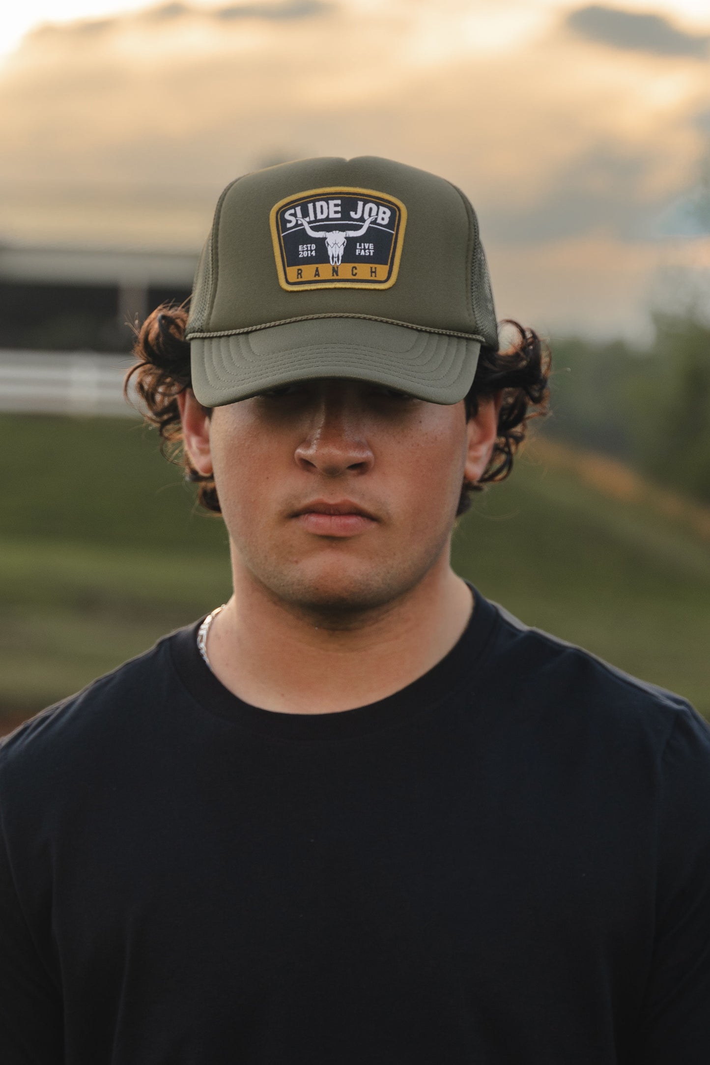 Longhorn Patch Trucker