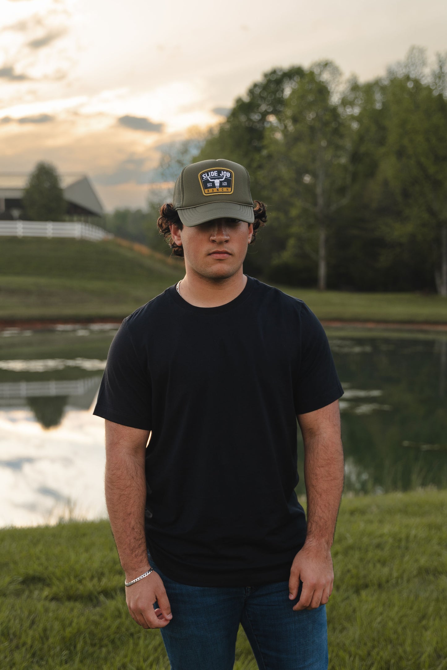 Longhorn Patch Trucker