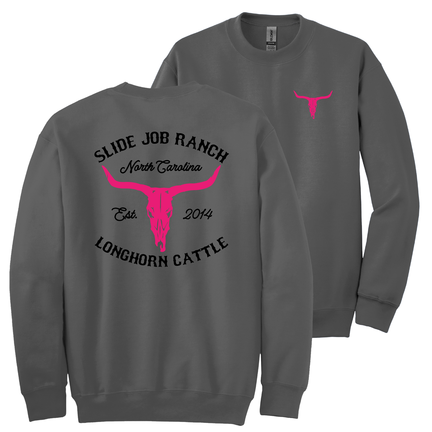 CHARITY: Longhorn Cattle Crewneck