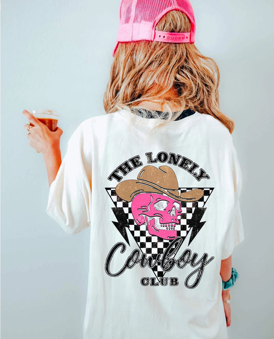 Ladies Lonely Cowboy Club Tee
