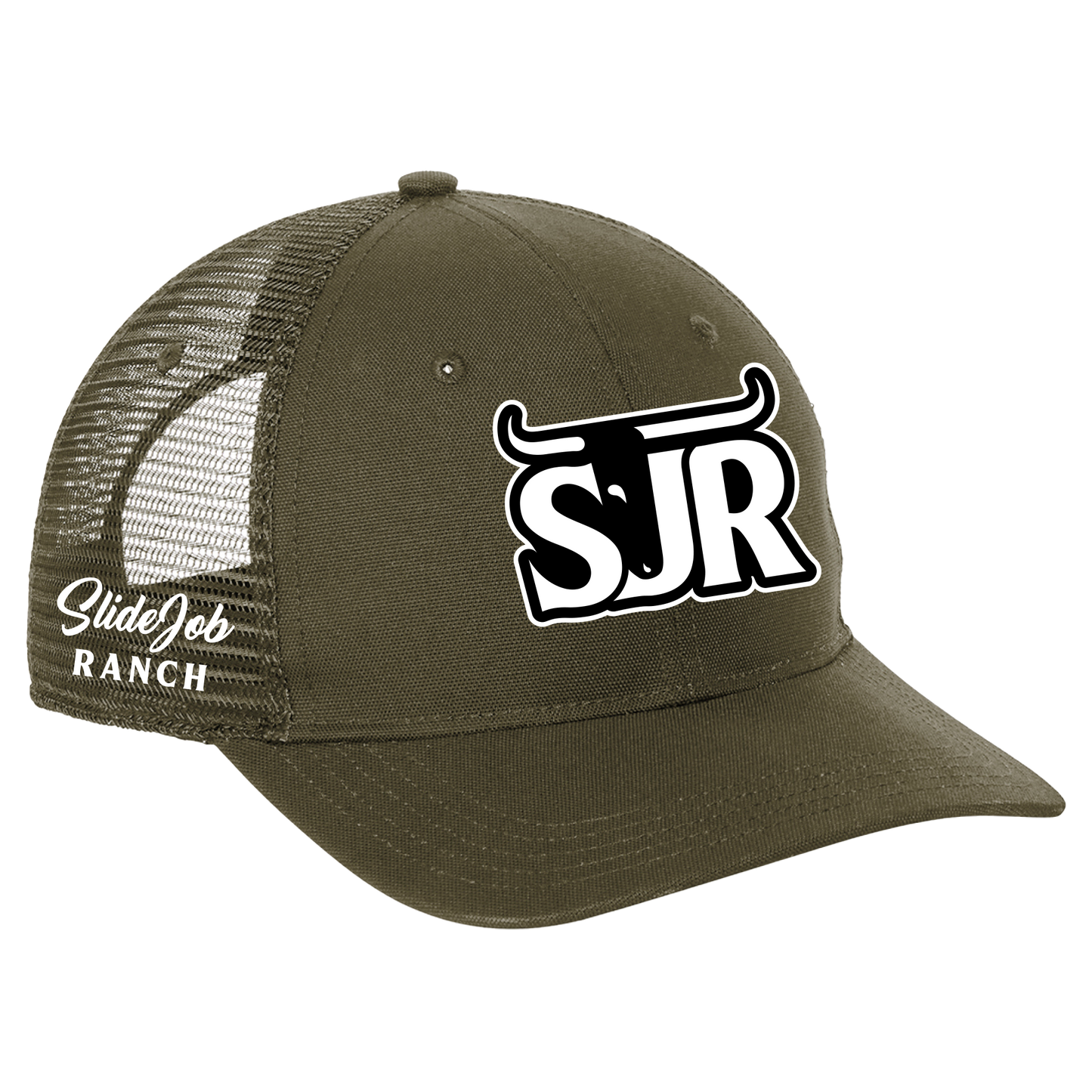 Carhartt® Canvas Mesh Back Hat - Moss