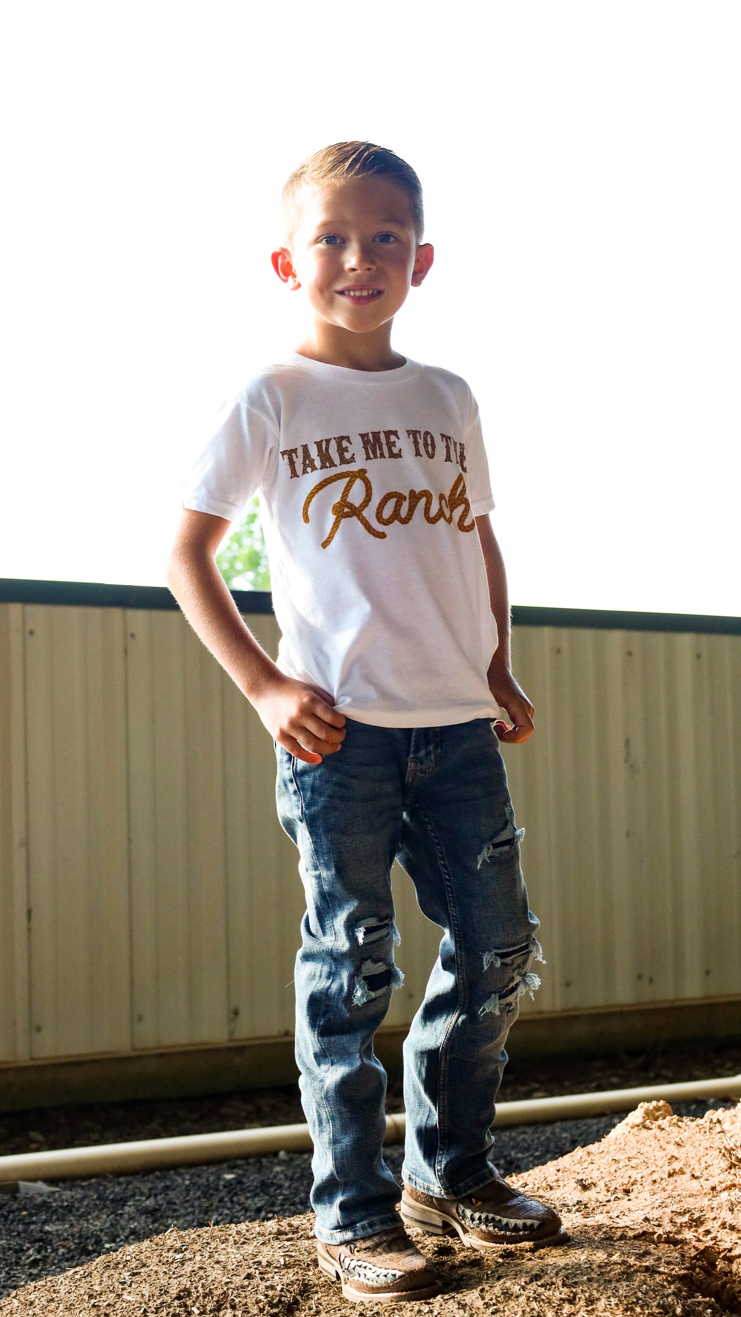 Youth Take Me to the Ranch Tee
