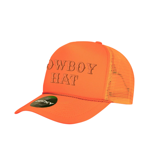 Neon Cowboy Hat (Trucker)