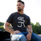 SJR Brand Vintage Tee - Washed Black