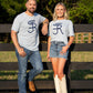 SJR Brand Vintage Tee - Washed Blue