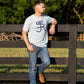 SJR Brand Vintage Tee - Washed Blue