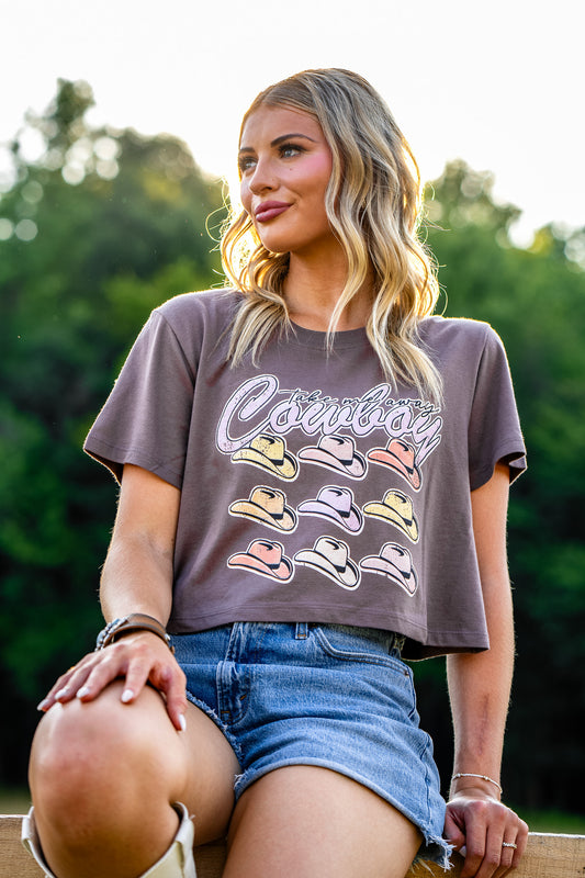 Ladies Take Me Away Cowboy Crop