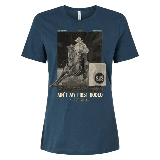 Ladies Ain't My First Rodeo Tee