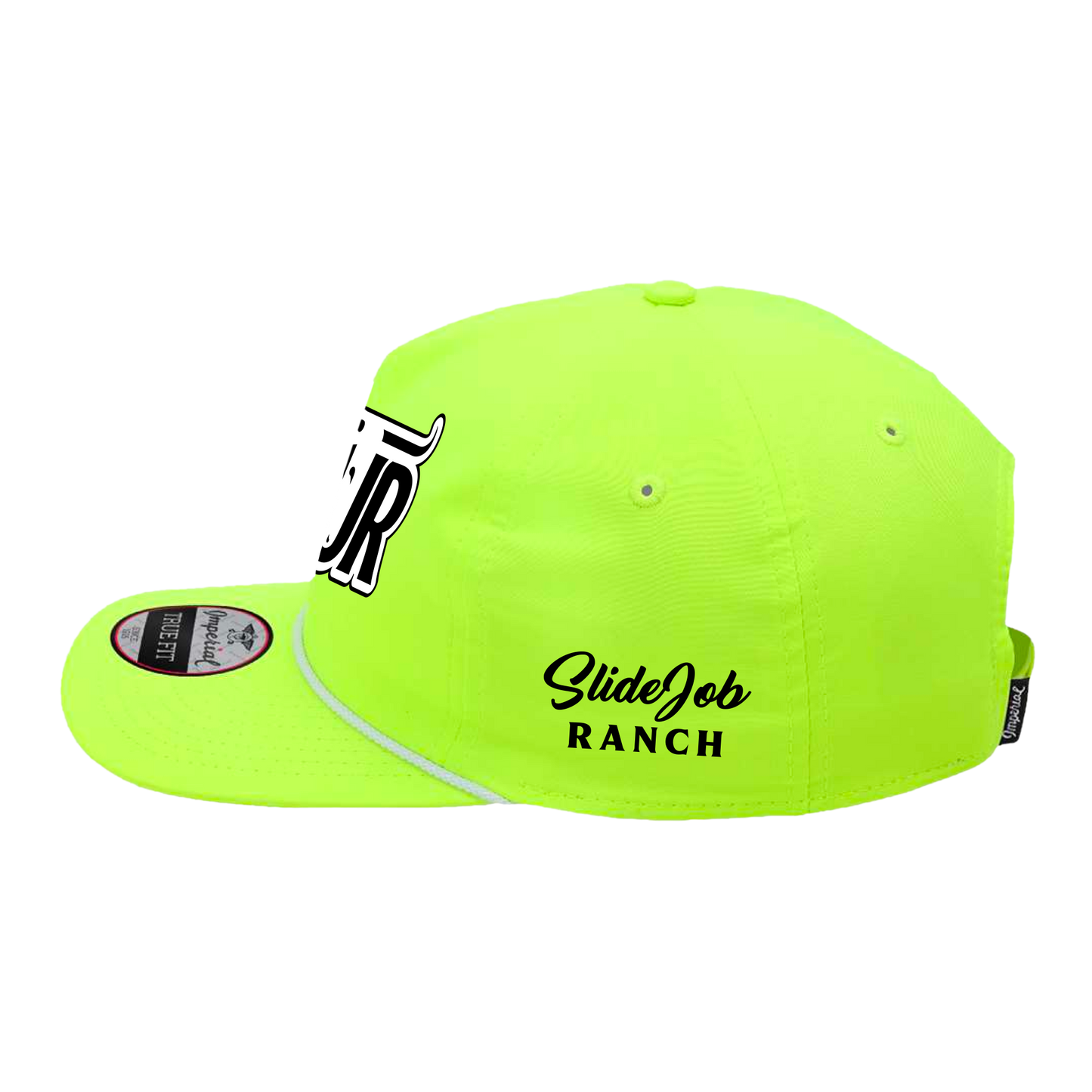 Ranch Rope Hat - Neon Yellow – Slide Job Ranch