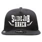 Black Denim Flat Trucker Hat