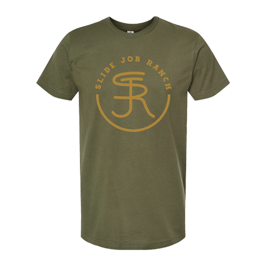 Branded Tee - Olive Green